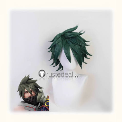 Monster Hunter Rise Utsushi Odogaron Street Fighter Akuma Styled Cosplay Wig