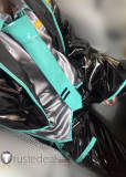 Vocaloid Hatsune Mikuo Black Blue Cosplay Costume
