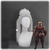 Monster Hunter Rise Utsushi Odogaron Street Fighter Akuma Styled Cosplay Wig