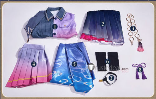 Project Sekai PJSK 4th Anniversary Hoshino Ichika Luka Shiraishi An Kusanagi Nene Kiritani Cosplay Costume