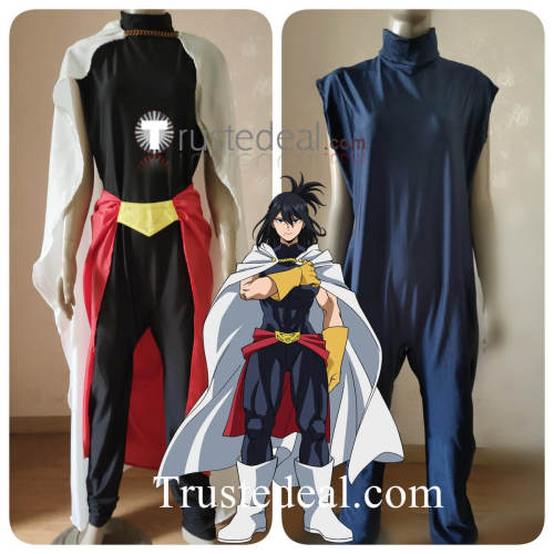 My Hero Academia Boku no Hero Academia Nana Shimura Dark Blue Black Jumpsuit Cosplay Costume
