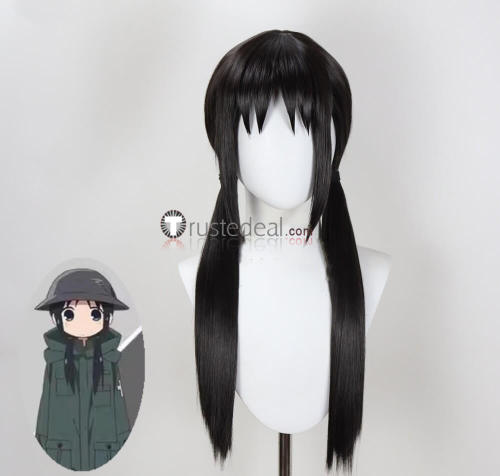 Girls' Last Tour Shoujo Shuumatsu Ryokou Chito Yuuri Black Blonde Prestyled Cosplay Wig