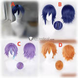 Project Sekai Aoyagi Toya Kamishiro Rui Shinonome Akito Kaito Blue Cosplay Wig
