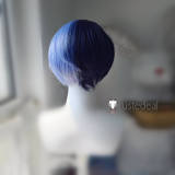 Project Sekai Aoyagi Toya Kamishiro Rui Shinonome Akito Kaito Blue Cosplay Wig