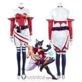2XKO League of Legends LOL Ahri Red Cosplay Costume