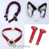 2XKO League of Legends LOL Ahri Red Cosplay Costume