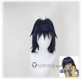 YuGiOh Seto Kaiba Card Kaibaman Kaiba Mokuba Blue Long Light Brown Cosplay Wig