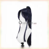 Rurouni Kenshin Kamiya Kaoru Black Purple Pigtail Saito Hajime Prestyled Cosplay Wig