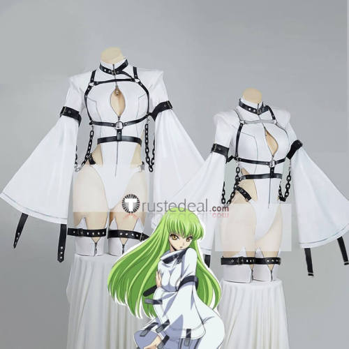 Code Geass C.C. CC White Suit Fanart Cosplay Costume