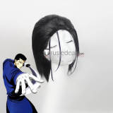 Rurouni Kenshin Kamiya Kaoru Black Purple Pigtail Saito Hajime Prestyled Cosplay Wig