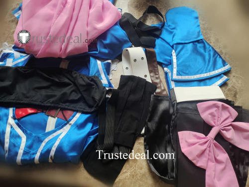 Vocaloid Meiko Blue Crystal Project DIVA Future Tone Cosplay Costume