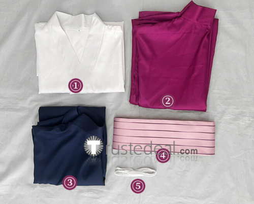 Kimetsu no Yaiba Demon Slayer Tengen Uzui Retired Kimono Cosplay Costume