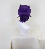 Mairimashita Iruma kun Amy Ami Kirio Naberius Kalego Purple Blue Styled Cosplay Wig