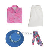 Zootopia 2 Nick Wilde Pink Shirt Cosplay Costume