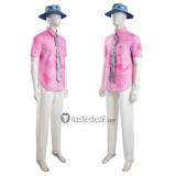 Zootopia 2 Nick Wilde Pink Shirt Cosplay Costume