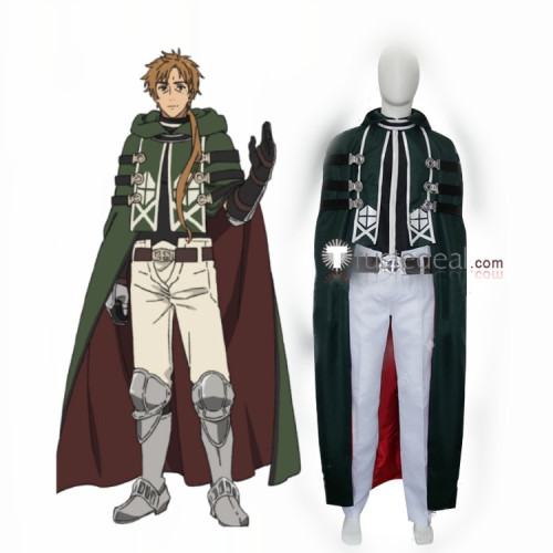 Mushoku Tensei Isekai Ittara Honki Dasu Jobless Reincarnation Paul Greyrat Green Cosplay Costume