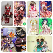 Love Live Sunshine Aqours Valentine V2 Ruby You Kurosawa Mari Ohara Dia New Card Cosplay Costumes
