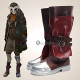 League of Legends Arcane Caitlyn Ekko Purple Brown Cosplay Boots Shoes