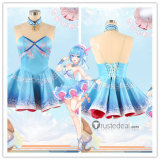 Vocaloid Haiyi Blue Dress Cosplay Costume