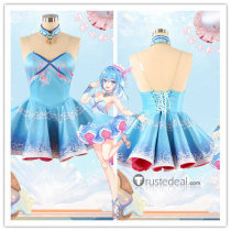 Vocaloid Haiyi Blue Dress Cosplay Costume