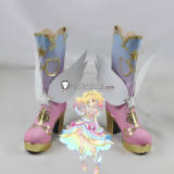 Aikatsu Universe Aikatsu Stars Nijino Yume Star Wings Pink Gown Cosplay Costume