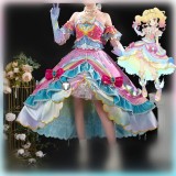 Aikatsu Universe Aikatsu Stars Nijino Yume Star Wings Pink Gown Cosplay Costume