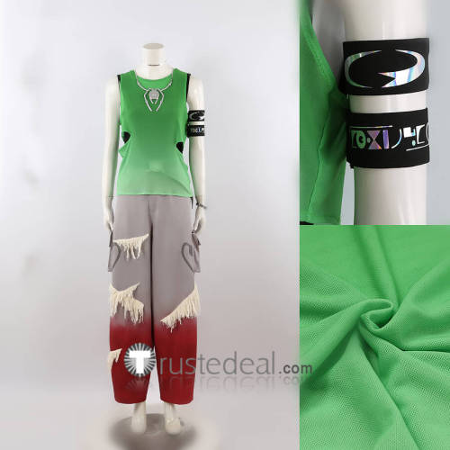 Alien Stage Round 7 Till Performance Green Shirt Cosplay Costume