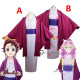 Kimetsu no Yaiba Demon Slayer 3 Mitsuri Kanroji Tanjiro Kamado Yukata Kimono Cosplay Costume
