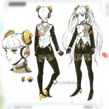 Vocaloid Project DIVA F Miku Gothic Agitation Cosplay Costume