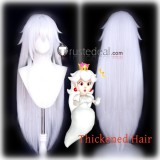 Super Mario Bros Princess Boo Booette White Lolita Dress Cosplay Costume
