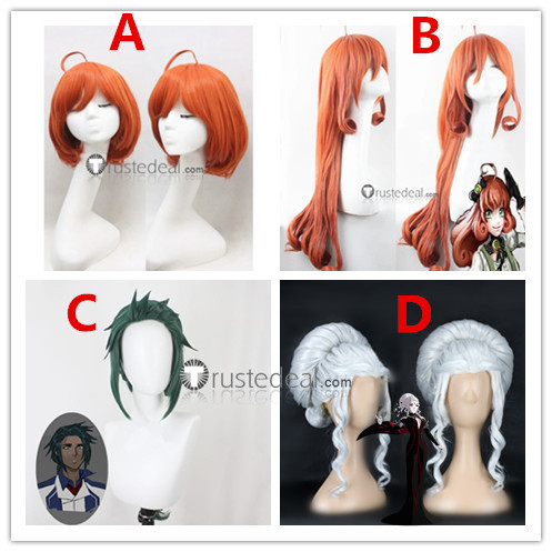 RWBY Marrow Amin Salem Penny Polendina Orange Prestyled Cosplay Wig