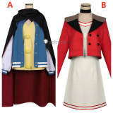 Dandadan Momo Ayase Casual Red Coat Seiko Ayase Cosplay Costume