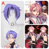 Commission NU Carnival Kuya Aster Pink Purple Prestyled Cosplay Wig