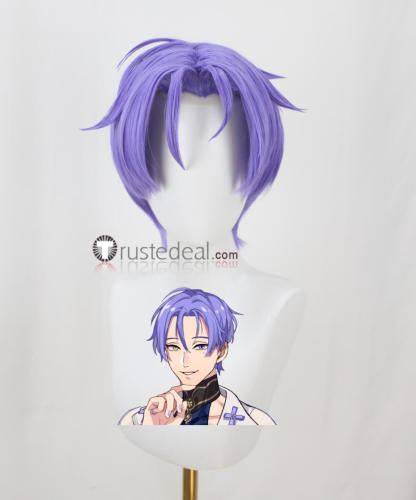 Commission NU Carnival Kuya Aster Pink Purple Prestyled Cosplay Wig
