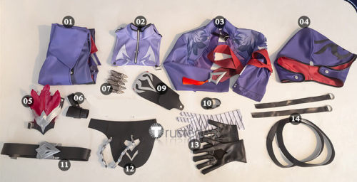 Honkai Star Rail Moze Purple Cosplay Costume