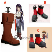 YuGiOh GX Jaden Yuki Kurosaki Ruri Lulu Obsidian Cosplay Boots Shoes