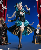 ChuShouMao Genshin Impact Lynette Magic Night Fanart Cosplay Costume