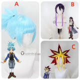 YuGiOh Sora Perse Shiunin Kurosaki Ruri Yugi Muto Prestyled Blue Cosplay Wig
