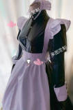 Black Lagoon Rosarita Cisneros Roberta House Maid Pleather Cosplay Costume