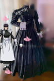 Black Lagoon Rosarita Cisneros Roberta House Maid Pleather Cosplay Costume