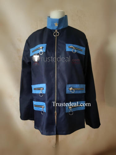 Sailor Moon Sailor Starlights Kou Seiya Kou Yaten Taiki Kou Blue School Uniform Cosplay Costume