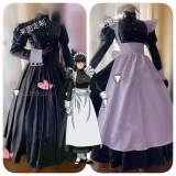 Black Lagoon Rosarita Cisneros Roberta House Maid Pleather Cosplay Costume