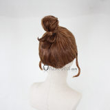 Pokemon Sword and Shield Isle of Armor Victor Yuri Gloria Kabu Grey Brown Prestyled Cosplay Wig