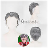 Pokemon Sword and Shield Isle of Armor Victor Yuri Gloria Kabu Grey Brown Prestyled Cosplay Wig