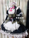 Re Zero Kara Hajimeru Isekai Seikatsu Twins Rem Ram Military Maid Lolita Lace Cosplay Costume