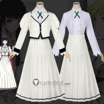 Rock wa Lady no Tashinamideshite Rock Is a Lady's Modesty Lilisa Suzunomiya Otoha Kurogane White Uniform Cosplay Costume