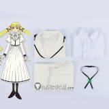 Rock wa Lady no Tashinamideshite Rock Is a Lady's Modesty Lilisa Suzunomiya Otoha Kurogane White Uniform Cosplay Costume
