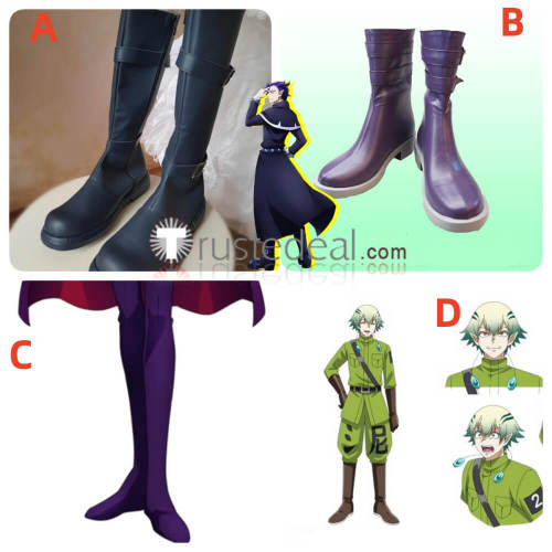 Mairimashita Iruma kun Ichiro Androalphus Niro Androalphus Naberius Kalego Cosplay Shoes Boots