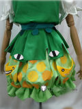Mairimashita Iruma kun Valac Clara Akudol Green Cosplay Costume