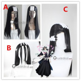 Bleach 6 Division Kuchiki Byakuya Styled Black Cosplay Wig